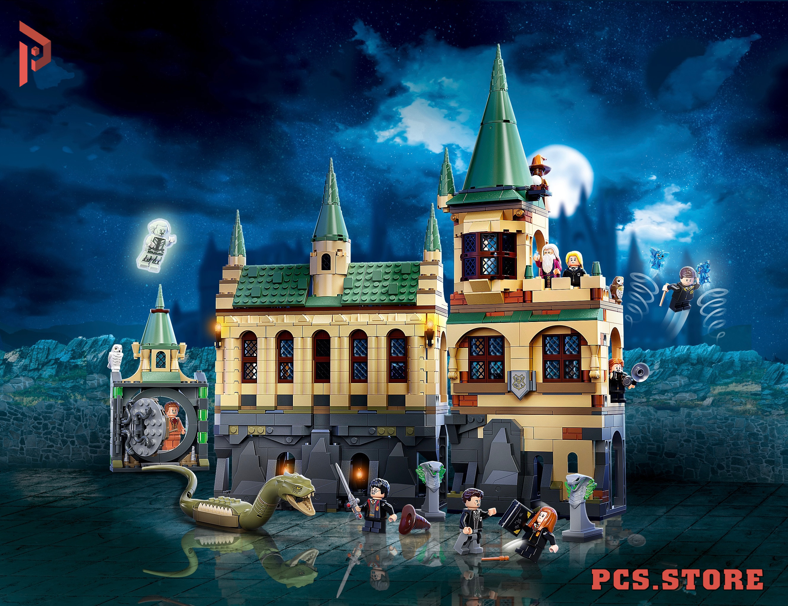 Đồ Chơi Lắp Ráp Mô Hình Lâu Đài Harry Potter And The Chamber Of Secrets Phòng Chứa Bí Mật - PCS STORE