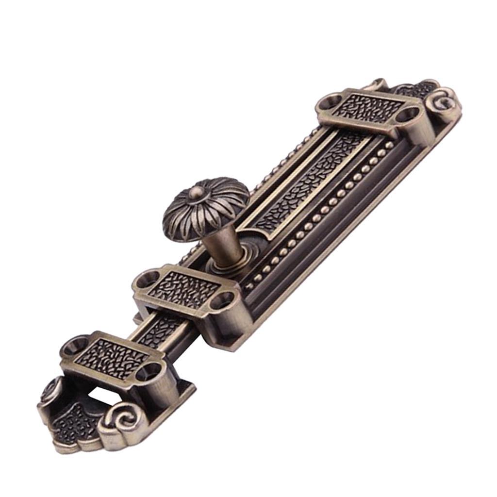 2 Packs 5-Inch Slide Latch Lock Door Safety Door Latch Slide Lock-12 Screws