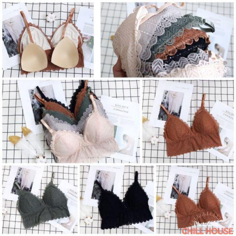 Hàng mới về- Áo bra ren gợi cảm 2 dây sexy 384 - CHILLHOUSE