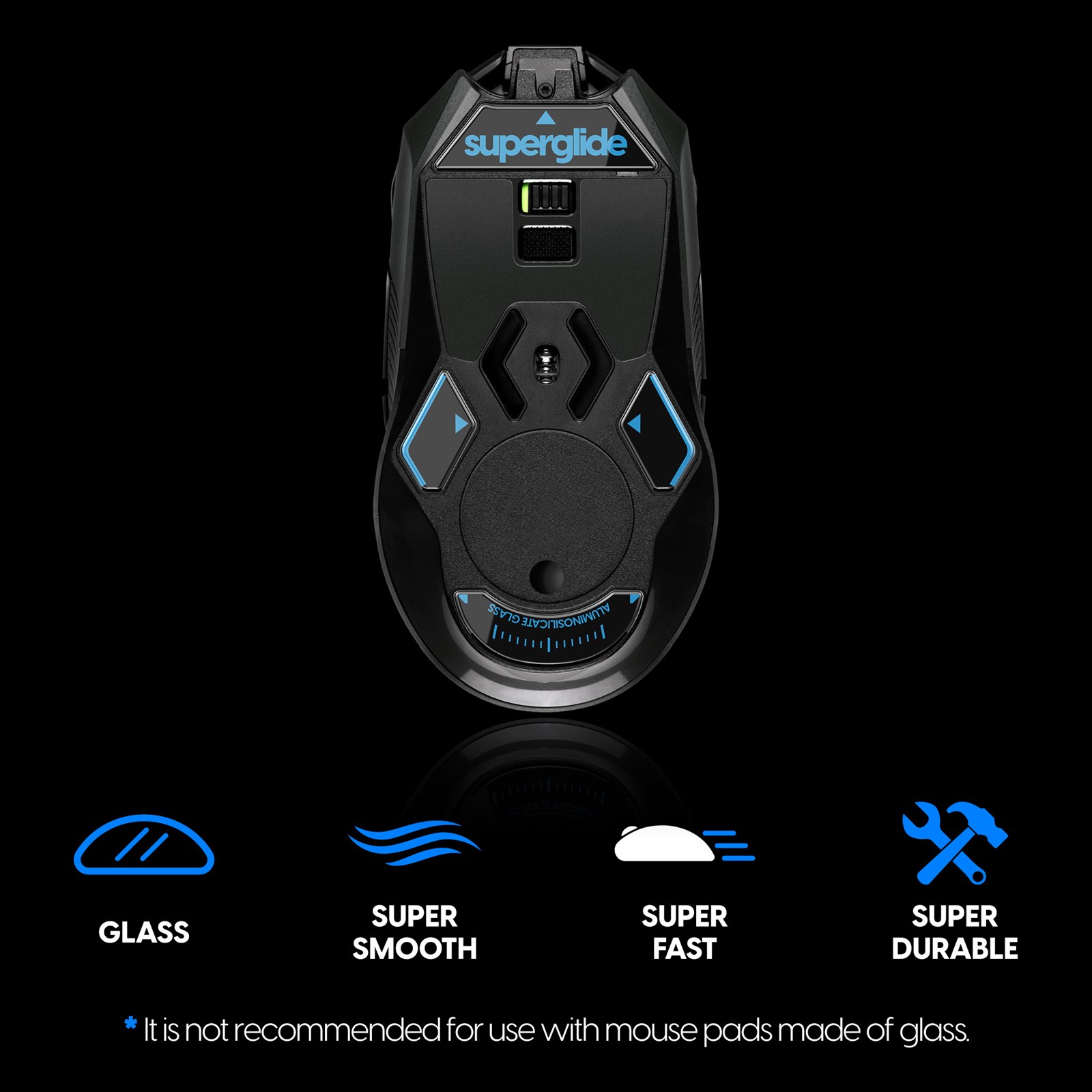 Feet chuột Pulsar Superglide - Logitech G900 / G903 - Đen - Hàng chính hãng