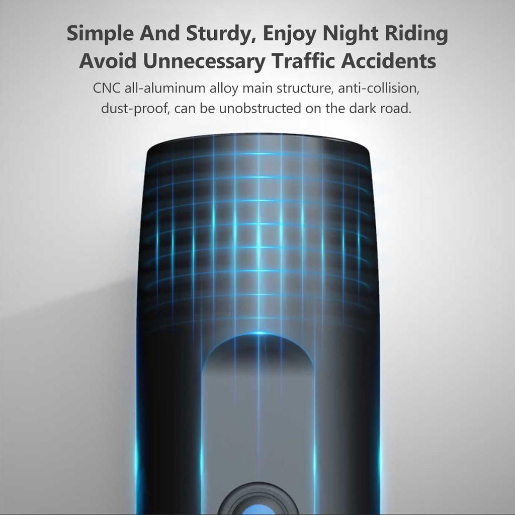 Đèn Pha Xiaomi TWOOC Chống Thấm Nước Kèm Sạc Tiện Dụng Dành Cho Xe Đạp