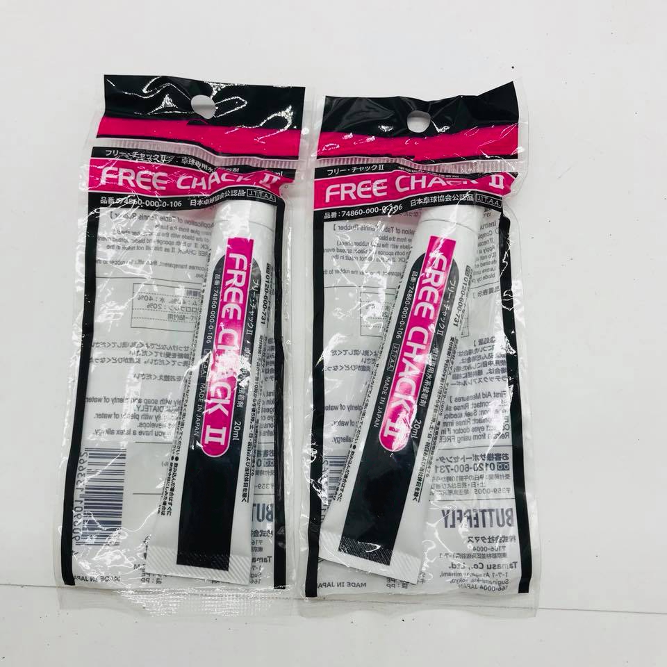Keo Sữa Dán Mặt Vợt Bóng Bàn - Free Chack II - Keo Sữa Không Tăng Lực - Hàng Nội Địa Nhật 100%