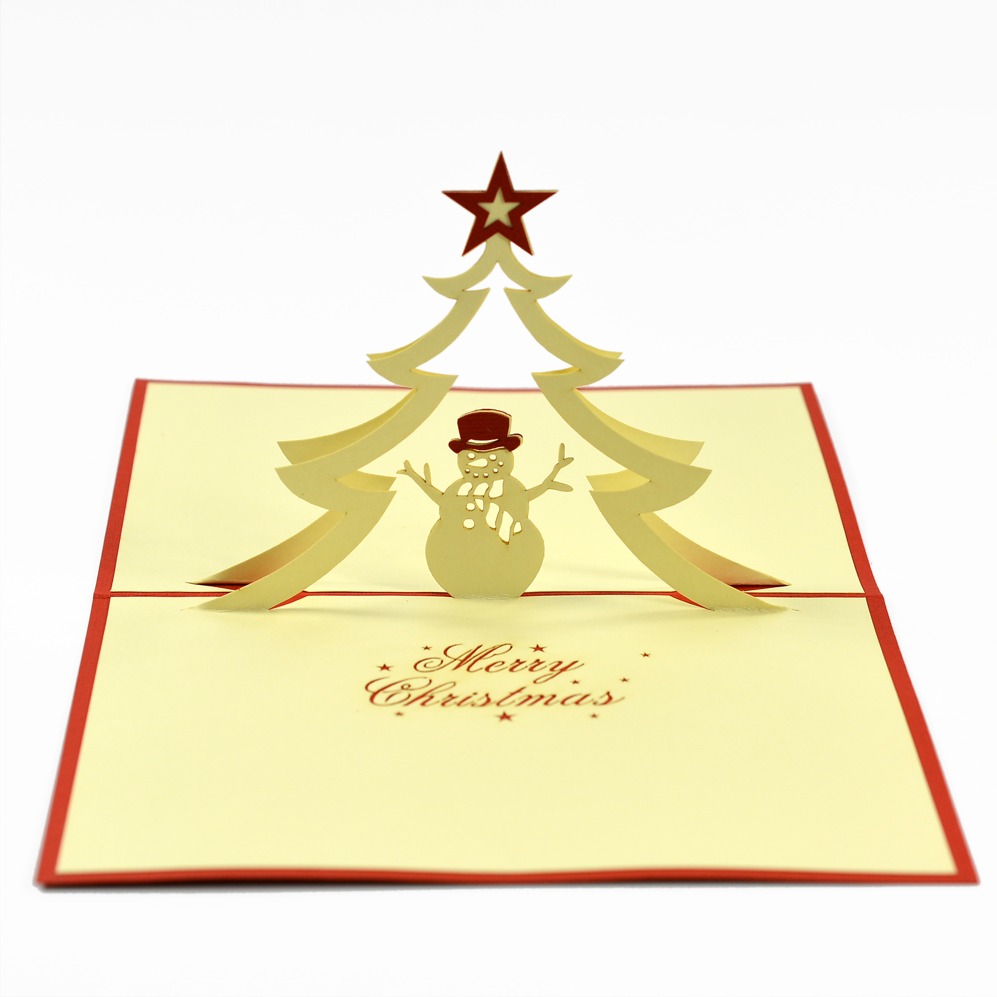 Thiệp nổi 3D handmade, 3D pop-up card, Cây thông cho ngày Giáng sinh, Merry Christmas card size 10x15cm CN033