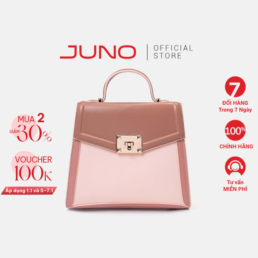 JUNO Balo Hình Thang Khoá Trang Trí BL121