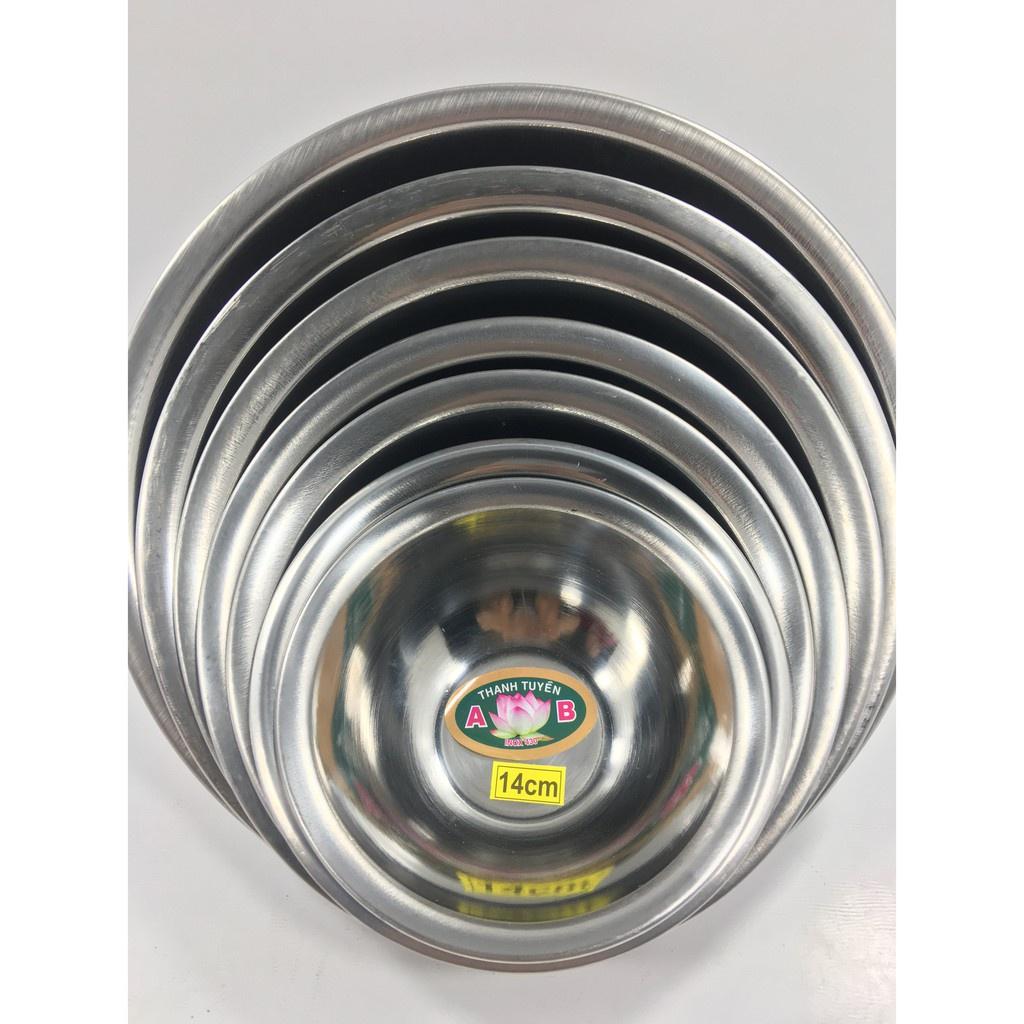 Bát Inox 1 Lớp Bát Cơm, Tô Canh, Đựng Đá Đủ Size