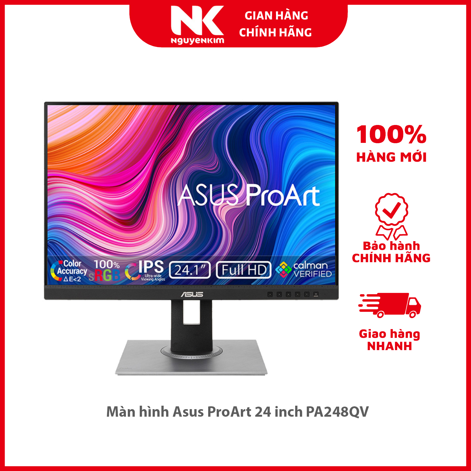 Màn hình Asus ProArt 24 inch PA248QV - Hàng chính hãng