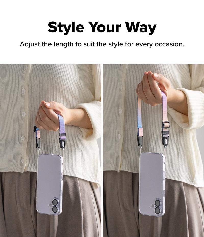 Dây đeo RINGKE Dual Hand Slim Strap - Hàng Chính Hãng