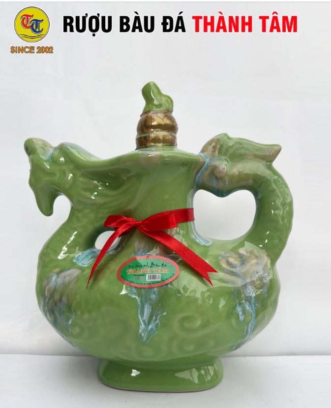 Đặc Sản Bình Định - Rượu Bàu Đá Thành Tâm Thuyền Lớn Đậu Xanh 1,2 lit - OCOP 3 Sao