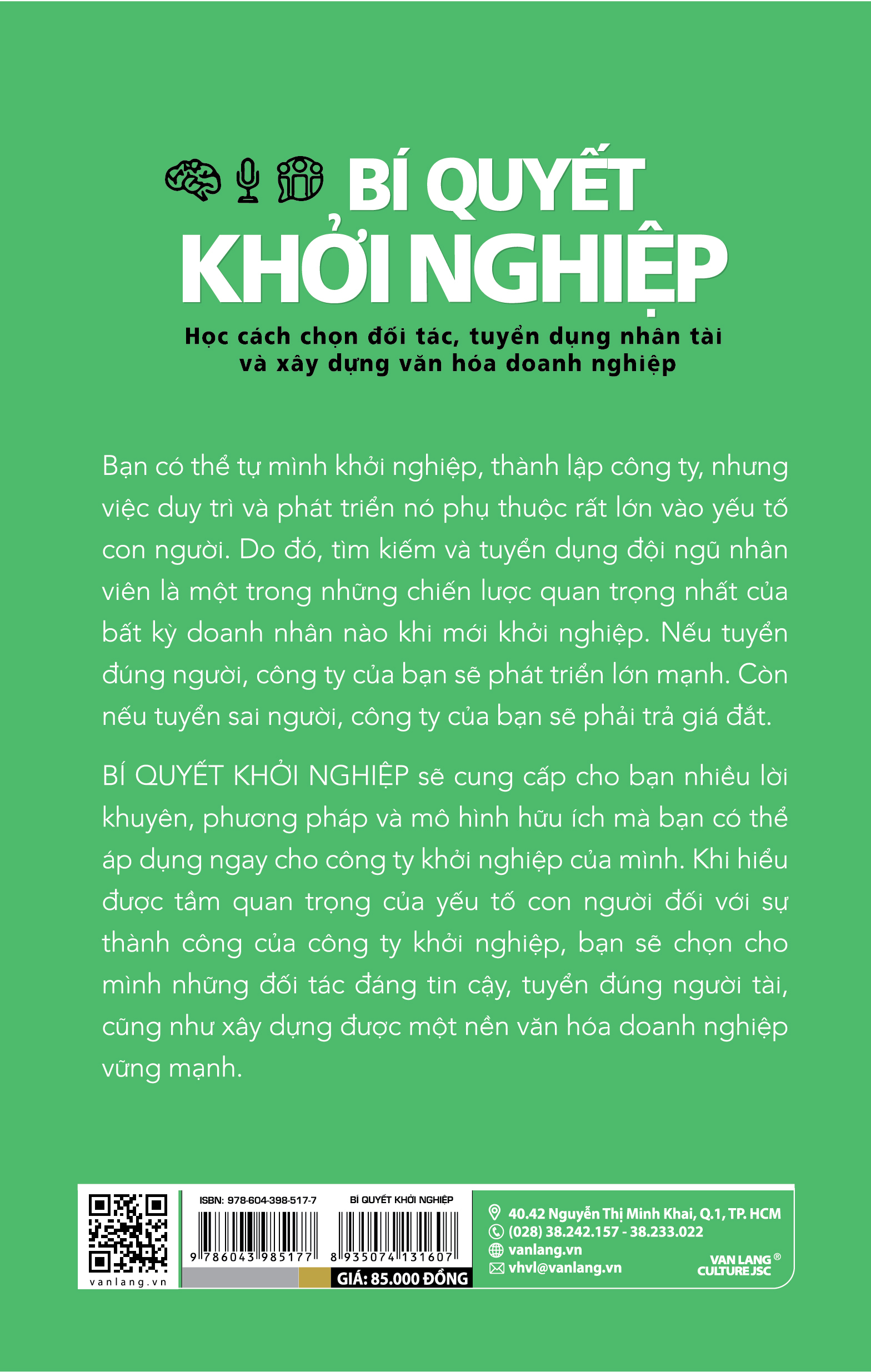 Bí Quyết Khởi Nghiệp - Vanlangbooks