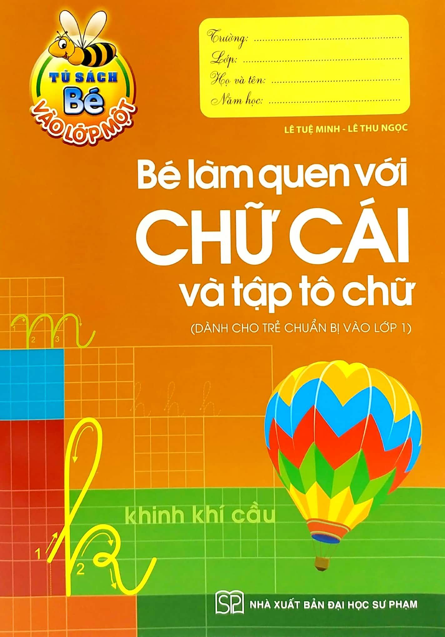 Bé vào lớp một ( Bộ túi 8 cuốn) - Tái Bản