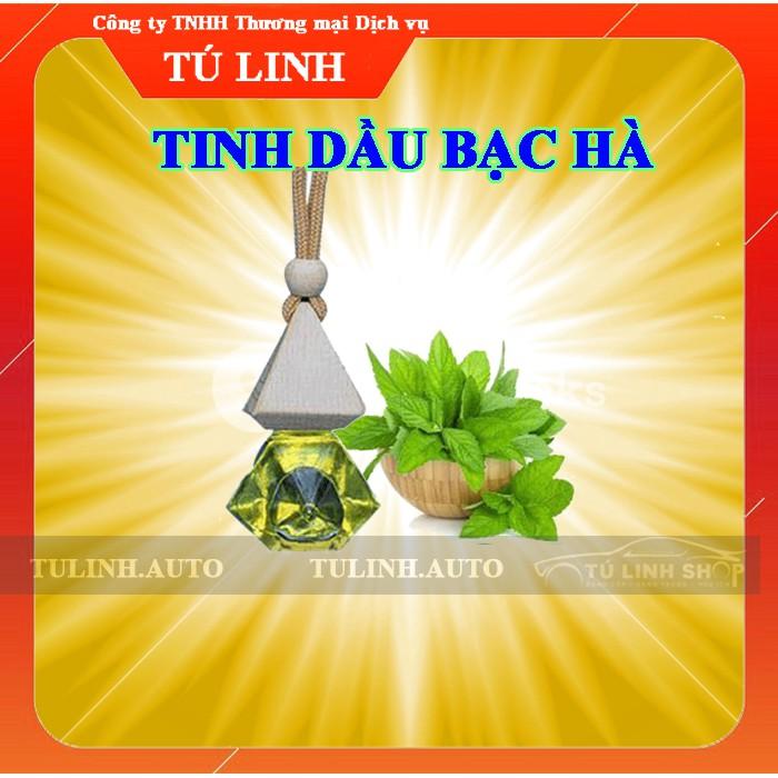 Tinh dầu bạc hà treo xe ô tô chống say xe, khử trùng hiệu quả trong xe