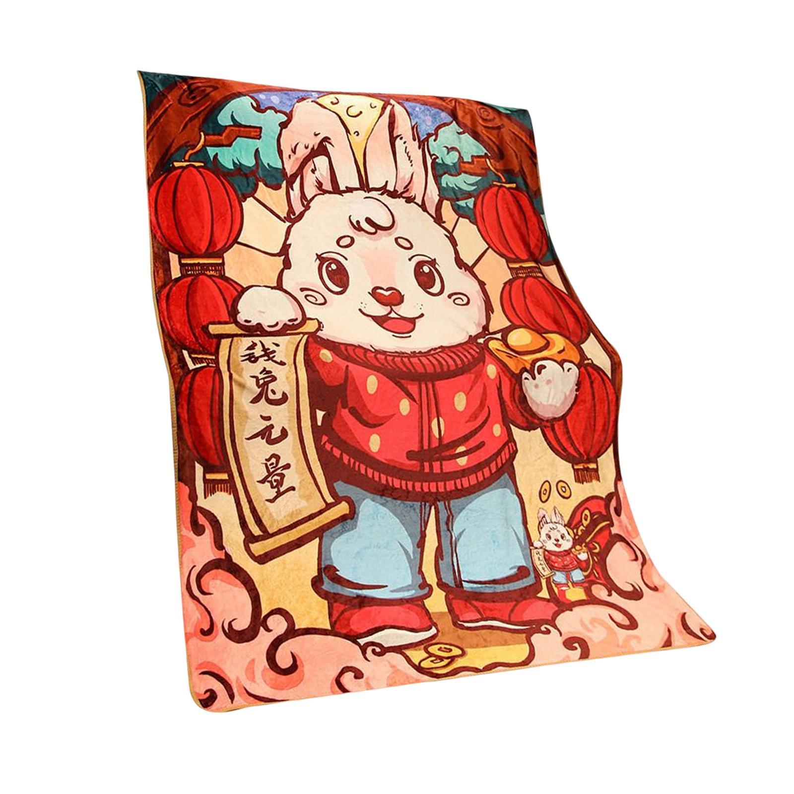 31"x43" Soft Throw Blanket Flannel Blanket for Living Room Home Decoration