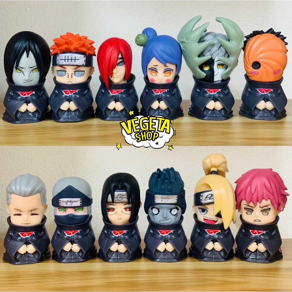 Mô Hình Naruto - Team Akatsuki Pain Nagato Konan Kisame Itachi Kakuzu Deidara Hidan Orochimaru Sasori Zetsu Yahiko Tobi