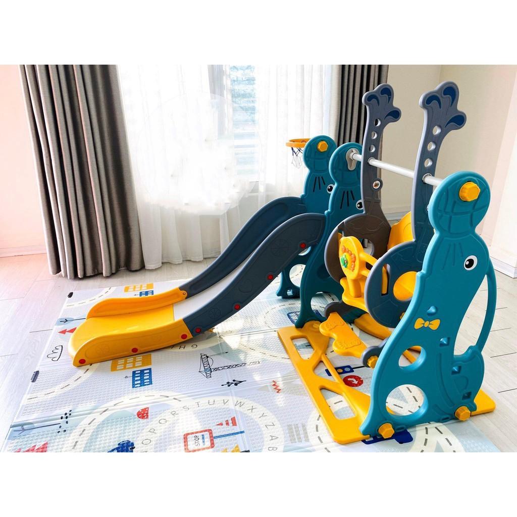 Cầu trượt cho bé / cầu trượt xích đu đồ dùng đồ chơi vận động cho trẻ an toàn cho mọi lứa tuổi