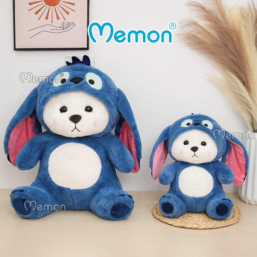 Gấu Bông Teddy Lena Cosplay Stitch 40cm - 80cm Cao Cấp Memon