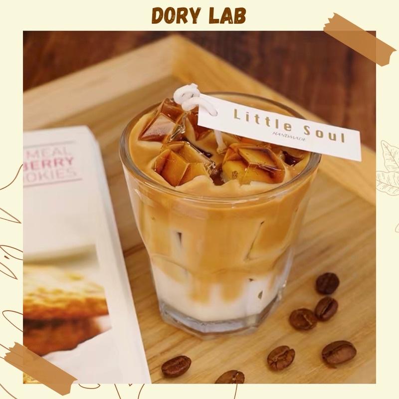 Nến Thơm Ly Cà Phê Sữa Độc Đáo Không Khói Giúp Thư Giãn, Phụ Kiện Decor - Dory Lab