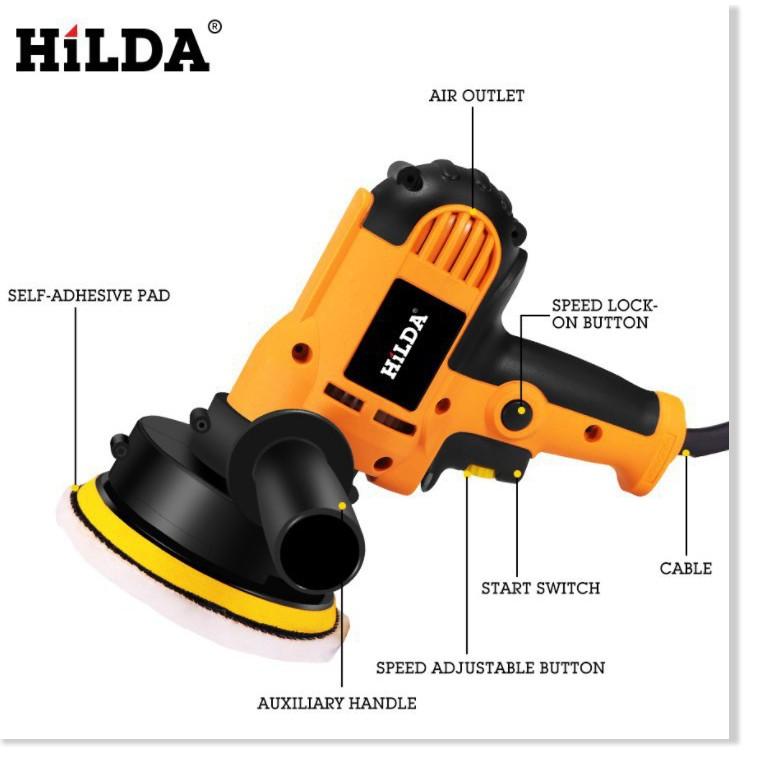 Máy đánh bóng sơn xe Hilda chuyên nghiệp 700W Gia Dụng SG