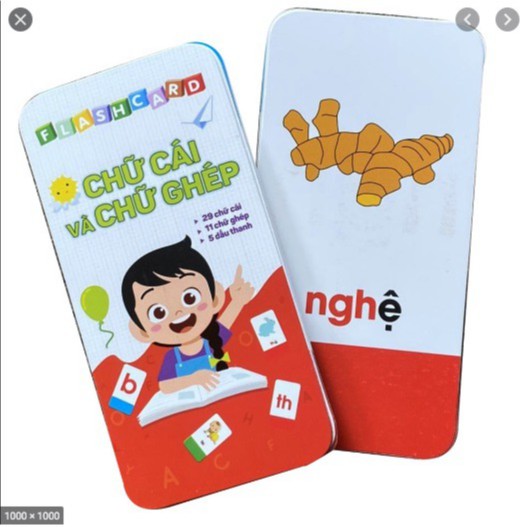 Flashcards - Bộ Thẻ Chữ Cái Và Chữ Ghép Tiếng Việt