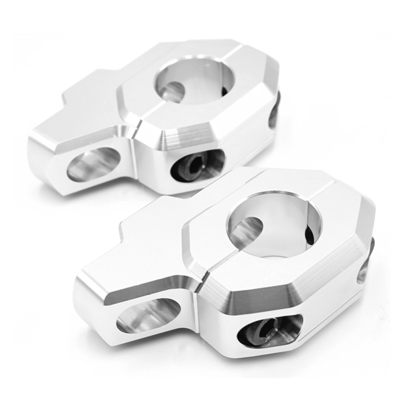Motorcycle Handlebar Riser Clamp CNC Aluminum HandleBar Risers Mount Clamp Adapter for Kawasaki Z900C Z900RS 2017-2020