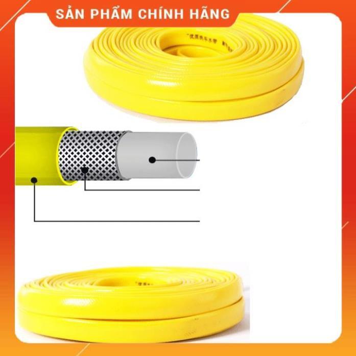 Bộ dây vòi xịt nước rửa xe,tưới cây , tăng áp 3 lần,loại 7m,10m 206236 đầu đồng, cút,nối nhựa đen+ móc khoá