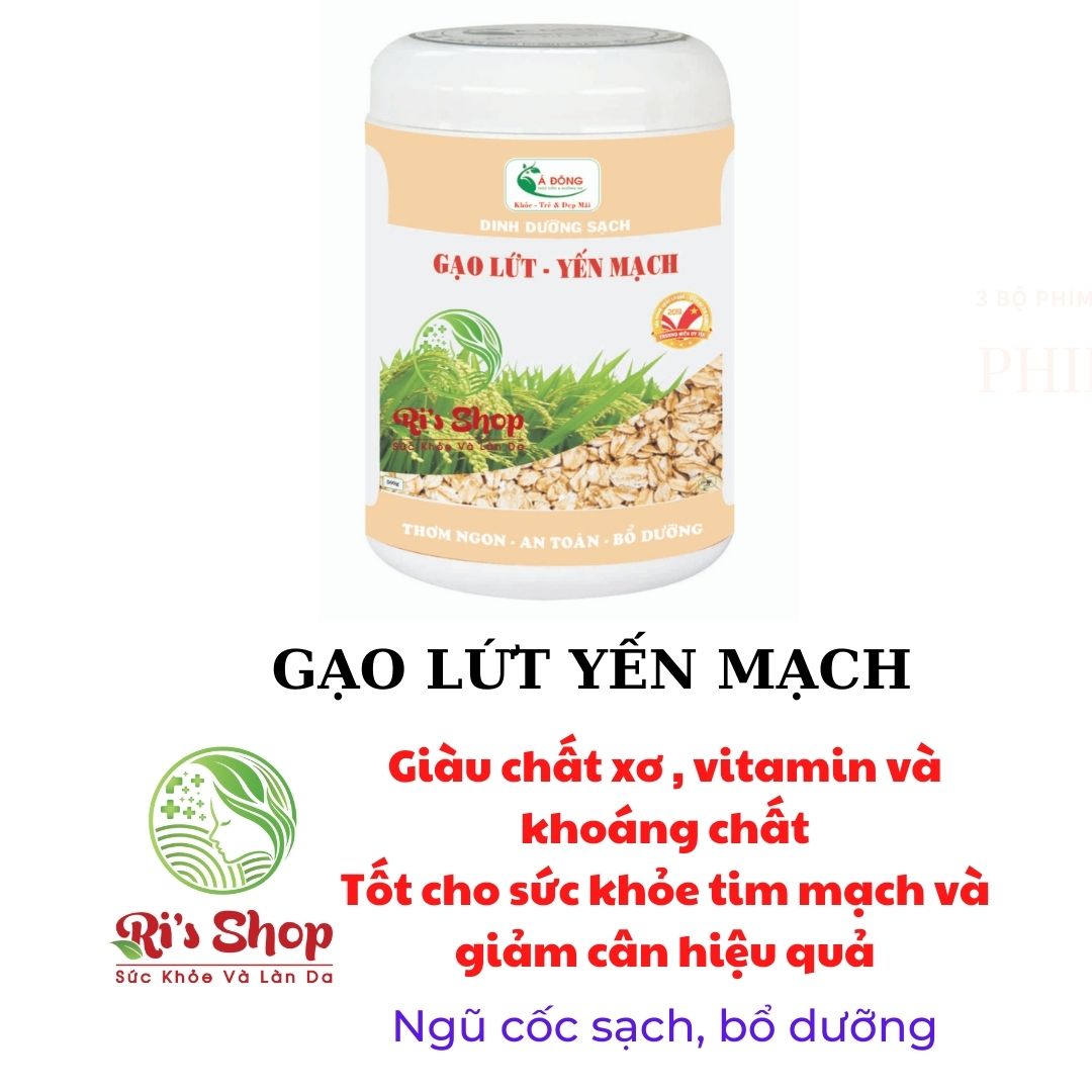 BỘT GẠO LỨT YẾN MẠCH CAO CẤP Á ĐÔNG 500GR (MẪU MỚI) - CUNG CẤP ĐẦY ĐỦ DINH DƯỠNG CẦN THIẾT CHO CƠ THỂ