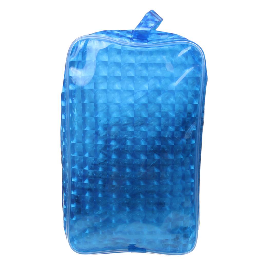Waterproof EVA Travel Toiletry Bag Makeup Cosmetic Organizer L Jewelry Blue