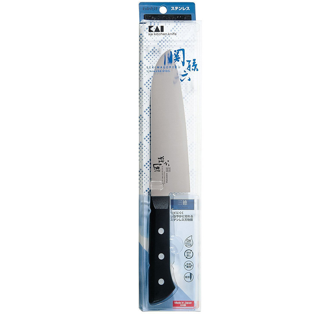 Dao bếp Nhật cao cấp KAI Wakatake Santoku - Dao thái đa năng AB5420 (165mm)