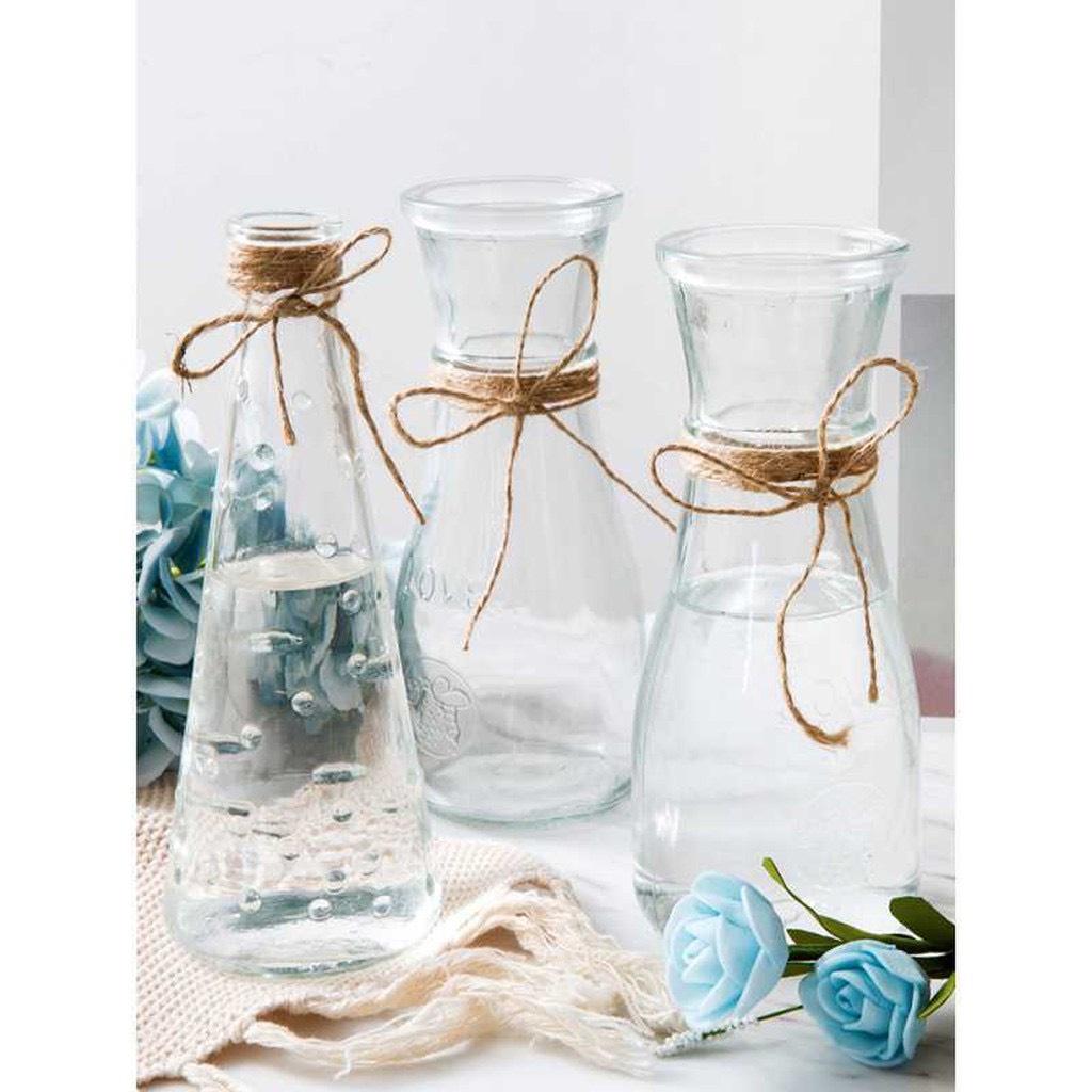 Lọ hoa thủy tinh - Bình hoa decor trang trí nhà cửa, phòng khách...