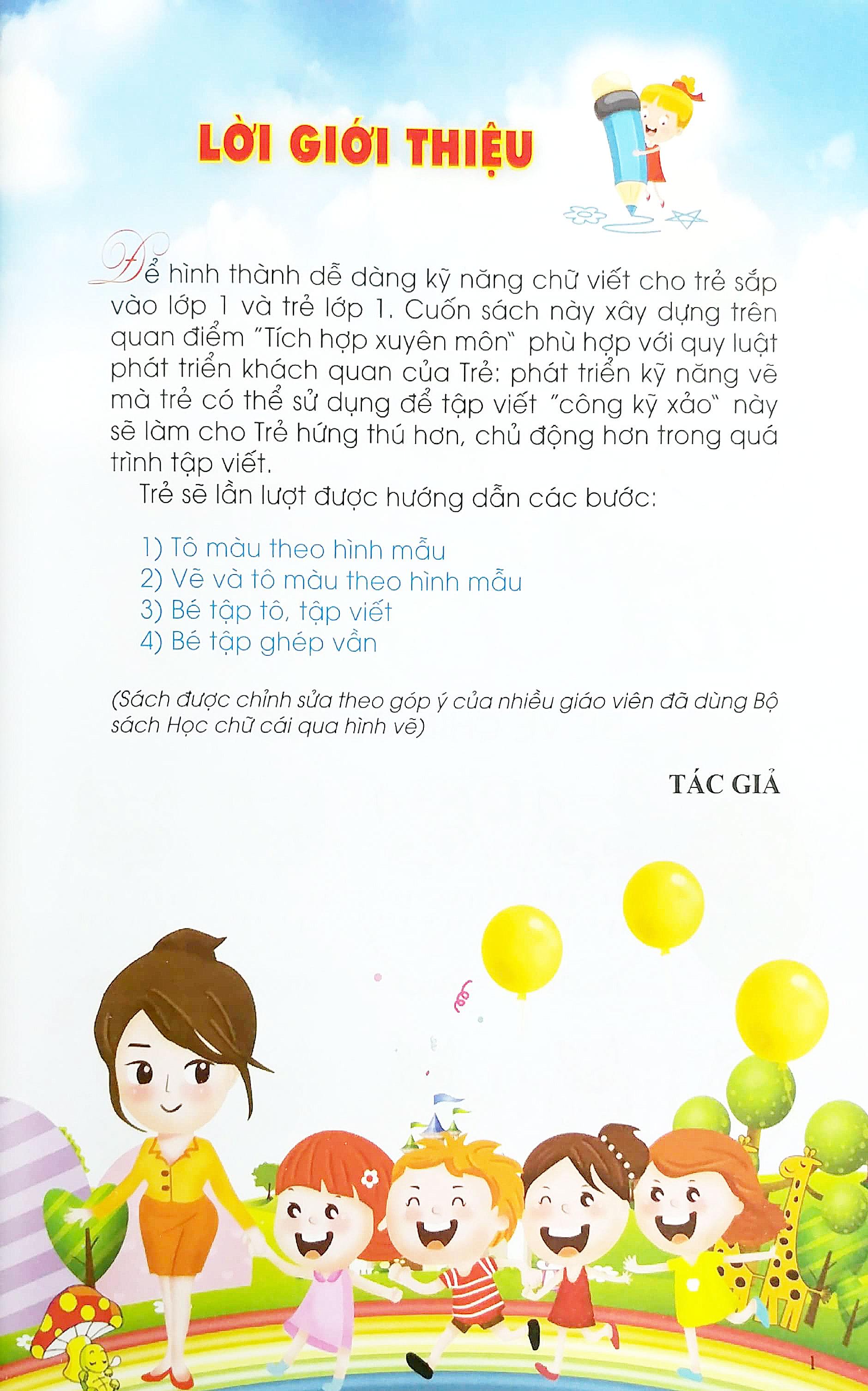 Em Học Vẽ Chữ Cái