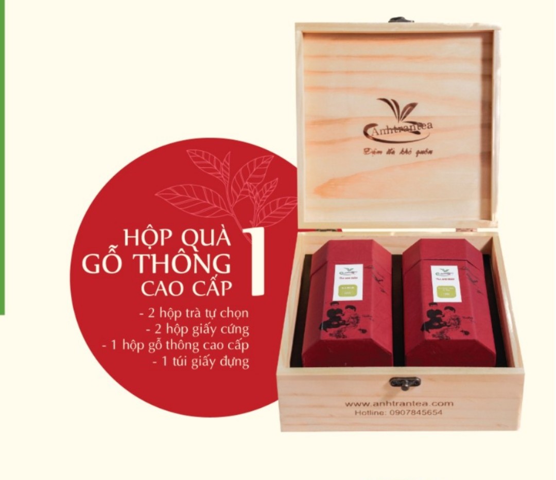 Trà Nõn Tôm- Hộp quà tặng 200 g