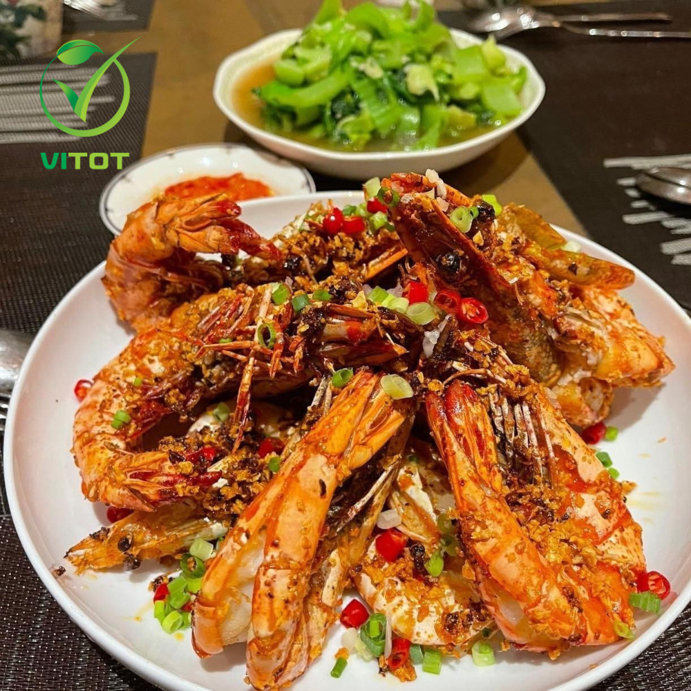 - Tôm Sú Tự Nhiên Vitot Size 28-30 Con, Tôm Tươi Sống, Chắc Ngọt Thịt Trọng Lượng 500gr