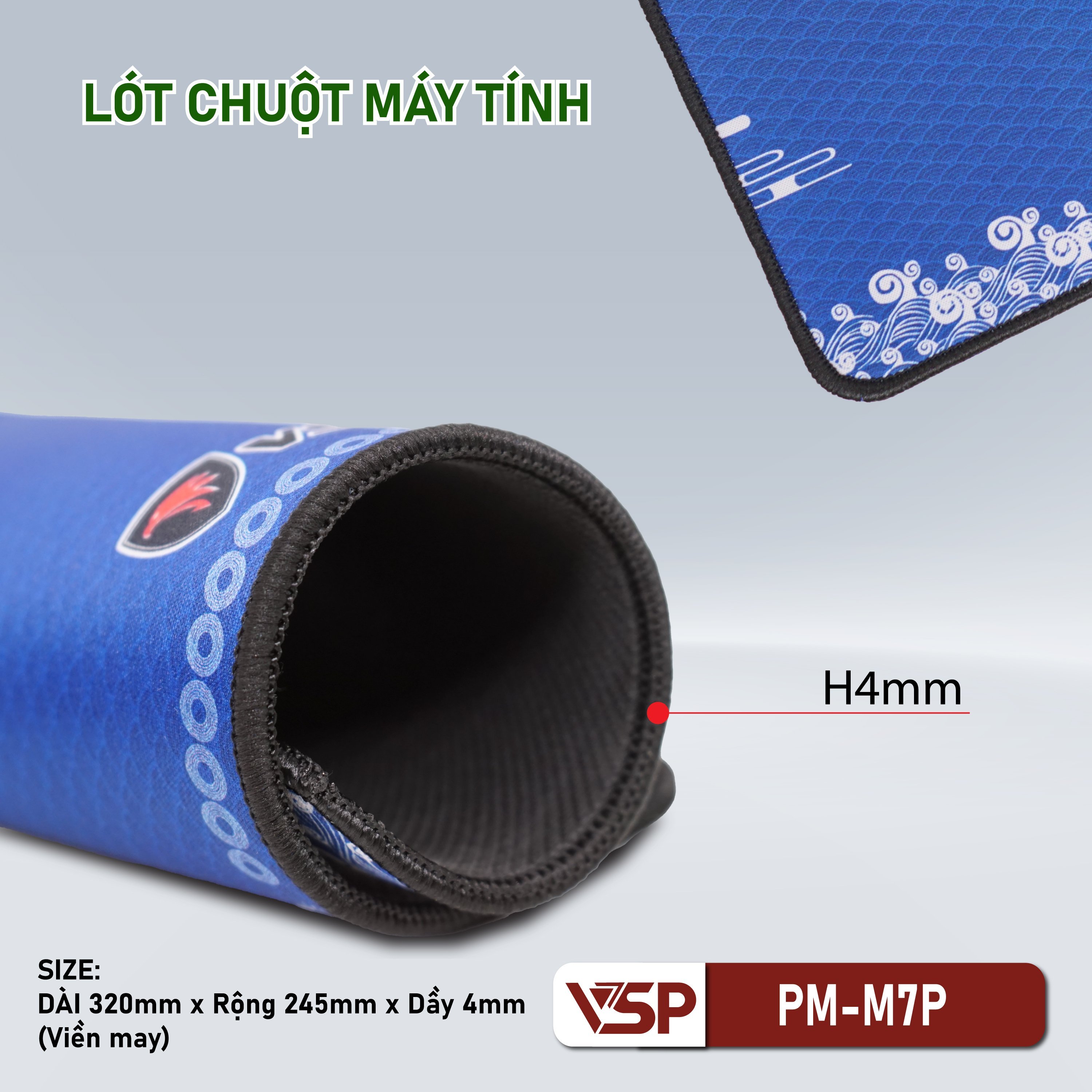 Chuột Bosston GM109 Gaming 7.200DPI Tặng kèm lót chuột  ( Màu Ngẫu Nhiên ) - Hàng chính hãng