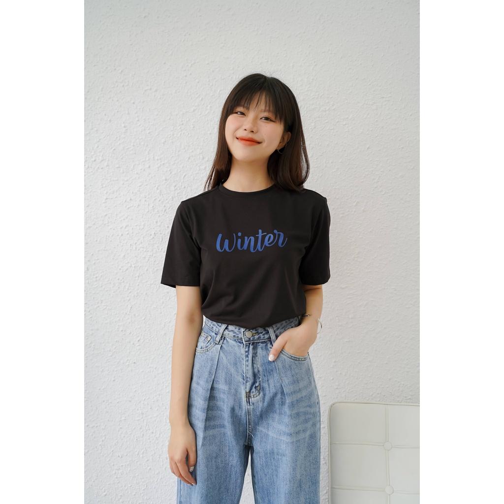 Áo thun tay lỡ Méo shop phông nữ cổ tròn cotton Season freesize form rộng
