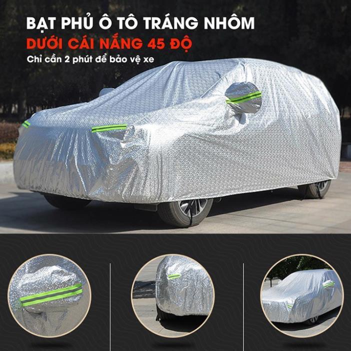 Bạt che phủ xe ô tô 7 chỗ Hyundai Santafe chống nắng mưa - bạt trùm xe ô tô 3 lớp chống nóng không thấm nước . .