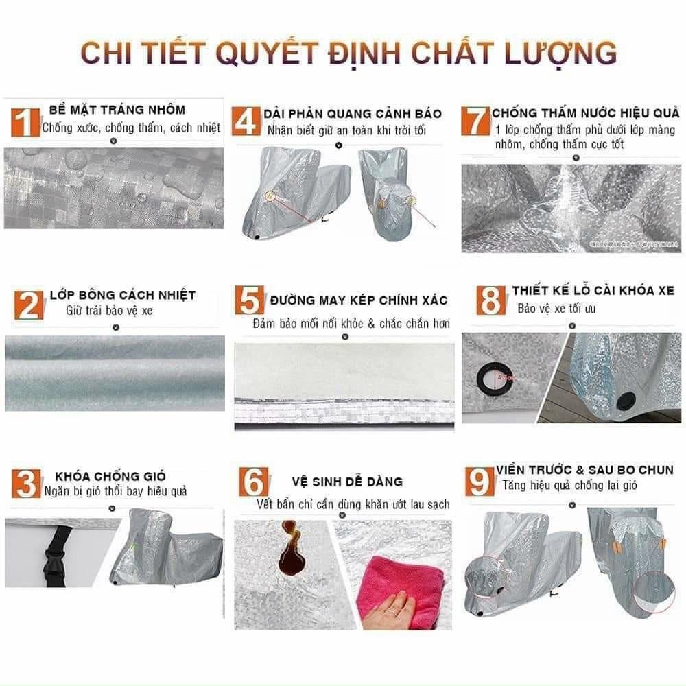 Bạt Phủ Ô Tô Xe Máy, Bạt Che, Ô Tô Xe Máy , Che Nắng Che Mưa Cho Ô Tô Xe Máy Loại 1 Dày Bền Dẻo Dai