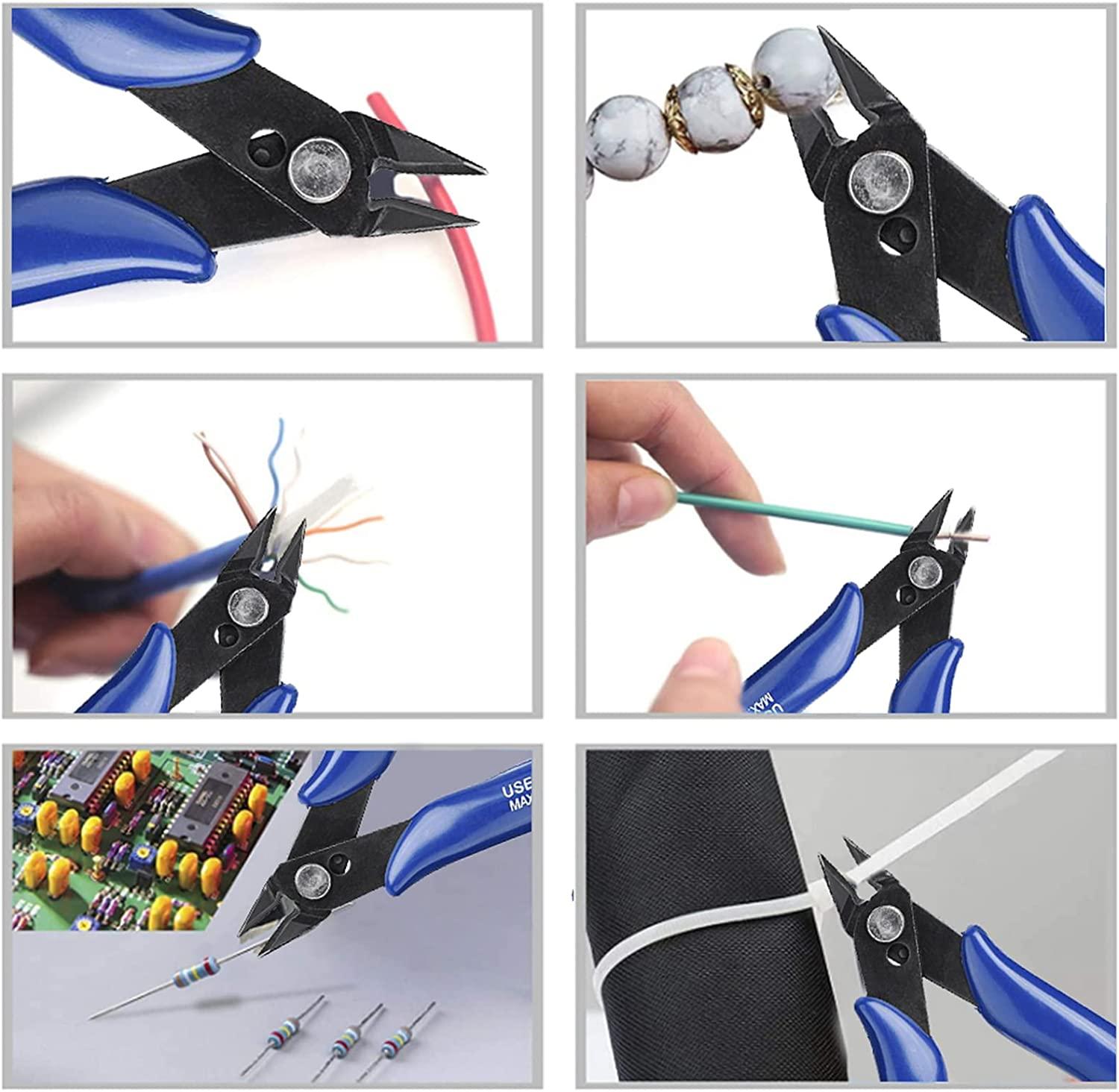 Cắt kìm kìm chính xác cắt kìm kẹp cho máy in 3D cắt đầu ngón tay cắt chỉnh nha cắt plin plin kìm chậu đường chũi hình chữ nhật công cụ nhỏ gọn