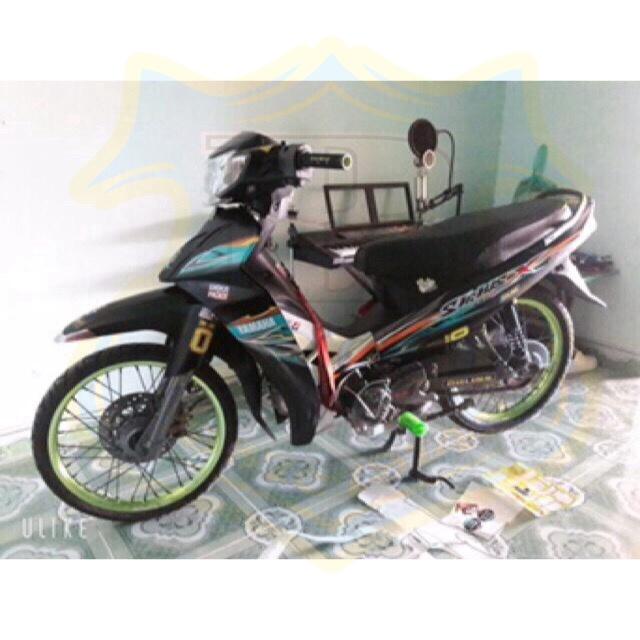 Tem rời xe SIRIUS CHỮ X XANH ĐEN