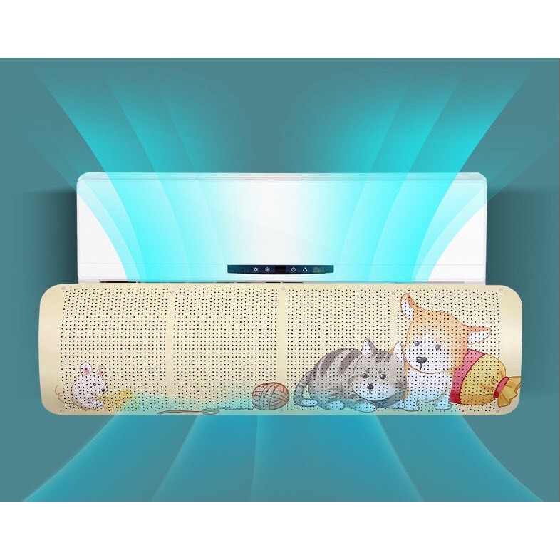 Thiết bị cản gió điều hòa, chống nhiễm lạnh điều hòa, máy lạnh đặc biệt cho gia đình có trẻ nhỏ, người già, dễ lắp đặt và điều chỉnh thay đổi hướng gió