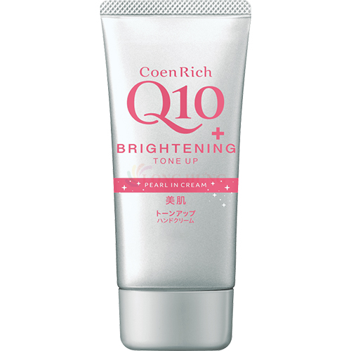 Kem dưỡng trắng nâng tông da tay CoenRich Q10+ Brightening Tone Up Pearl In Cream (80g) - Hàng chính hãng