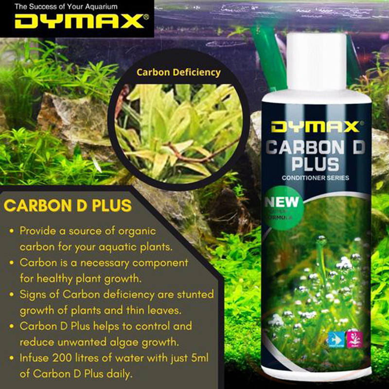 Dung dịch co2 Dymax Carbon D Plus lỏng ức chế diệt rêu tảo hại bể thủy sinh cá tép cảnh