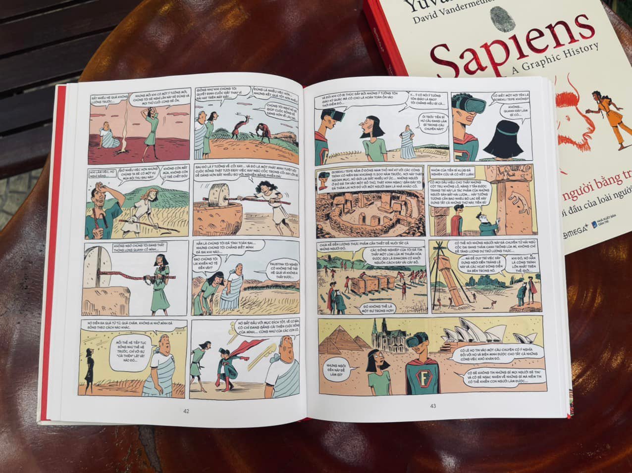 SAPIENS - LƯỢC SỬ LOÀI NGƯỜI BẰNG TRANH Tập 1 và Tập 2