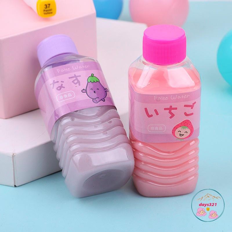 Slime CHAI NƯỚC NGỌT MÀU THẠCH 10 màu cực đẹp Đồ chơi hũ slam chất nhờn ma quái squishy