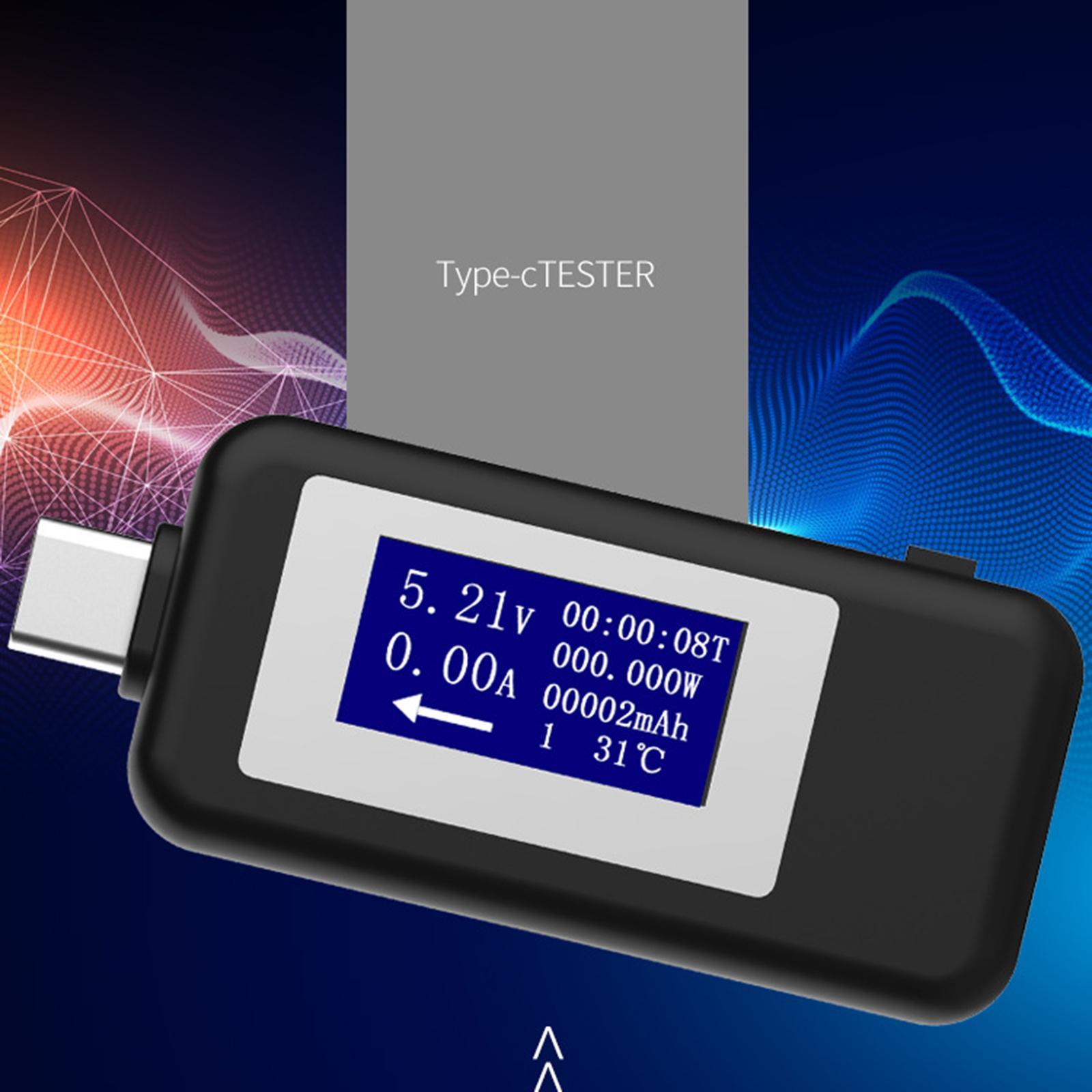 Current Voltage Capacity Meter  for Chargers Cables