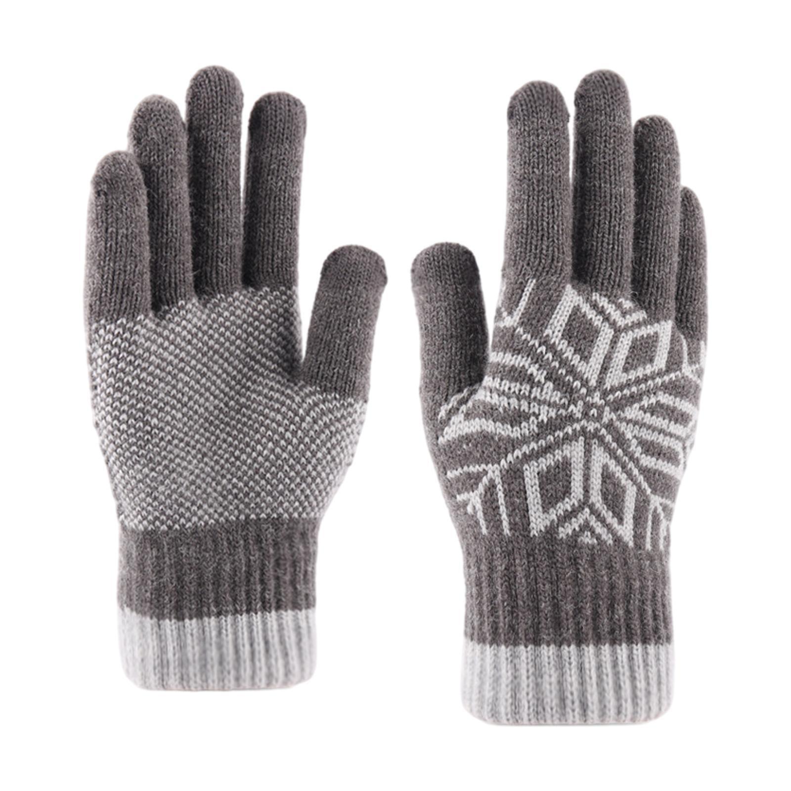 Winter Warm Gloves Touch Screen Mitten Texting Gloves for Skiing