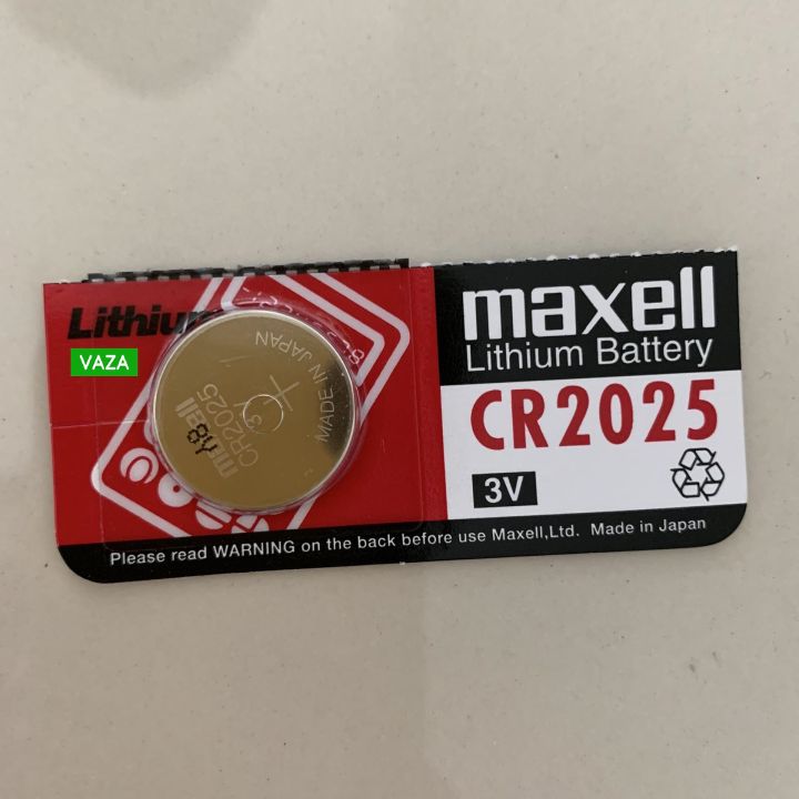 VỈ 5 VIÊN PIN CMOS MAXELL 2025 - JL - HÀNG CHÍNH HÃNG