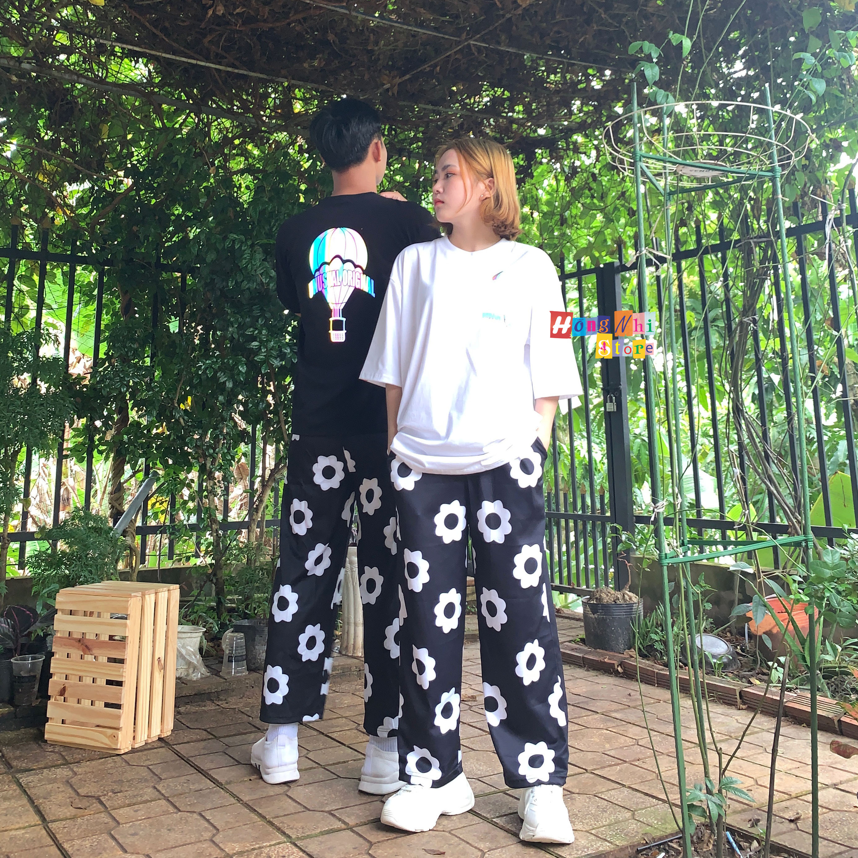 Quần Hoạt Hình Dài Ống Rộng Cartoon Pant Oversize Ulzzang Unisex - MM