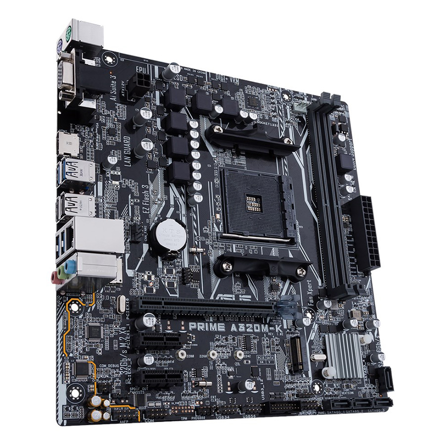 Bo Mạch Chủ Mainboard ASUS Prime A320M-K - Hàng Chính Hãng