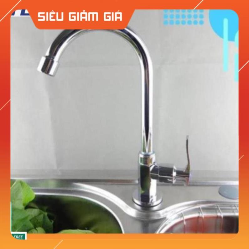 Vòi nước bằng thép không gỉ thiết kế hiện đại dành cho bồn rửa chén 206806