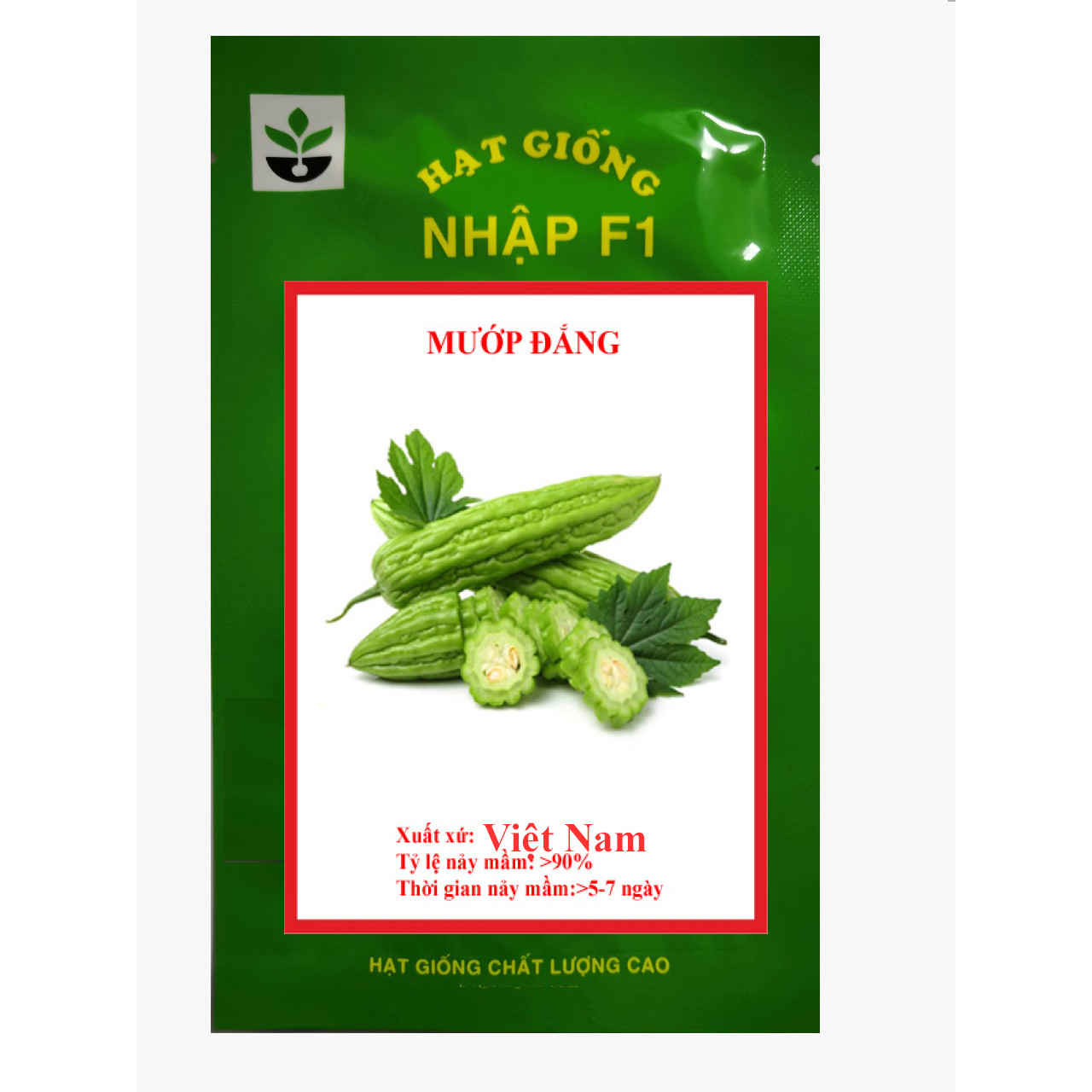 Gói 20 hạt giống mướp đắng xanh