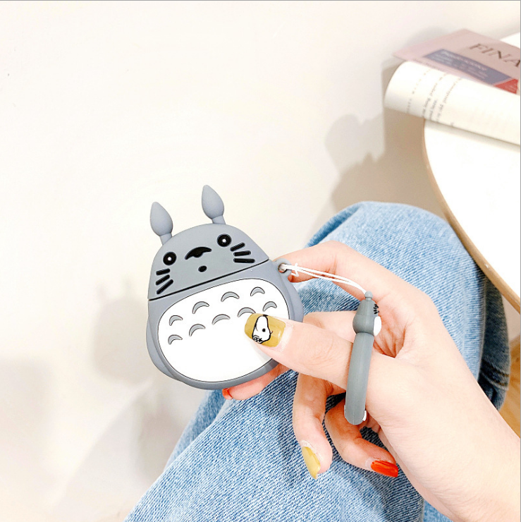 Vỏ ốp bảo vệ tai nghe không dây bluetooth 1/2/Pro chống va đập - Totoro